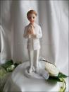 Cake Topper, Tortenfigur, Tischdekoration,  Junge zur Kommunion